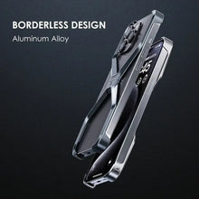 iPhone 15 Pro Rimless Metal Alloy Titanium Aluminum Bumper Case - Gold