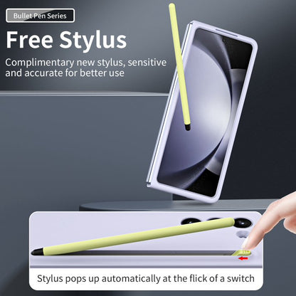 Samsung Galaxy Z Fold 5 Skin Feel Slim Matte Case with Stylus - Purple