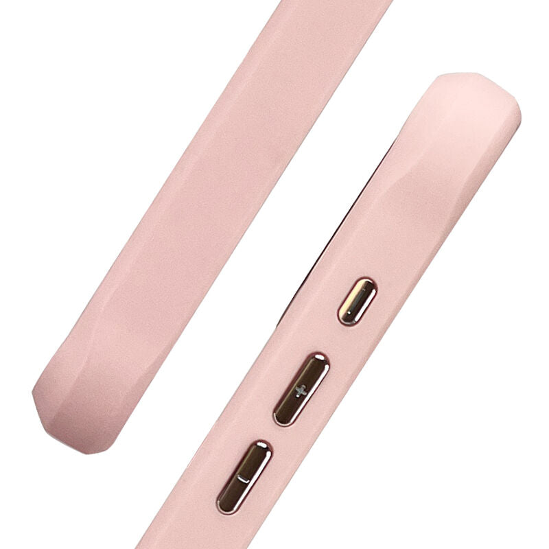 iPhone 16 Pro Nimmy Embroidery Chain Series Back Cover - Pink Cat