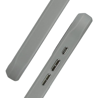 iPhone 16 Pro Nimmy Embroidery Chain Series Back Cover - Gray Dog