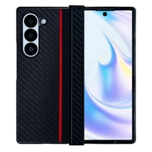 Samsung Galaxy Z Fold 6 Santa Barbara Hazel Series Leather Protective Shell with Hinge Protection