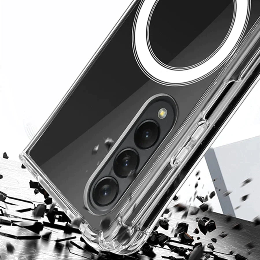 Samsung Galaxy Z Fold 5 Cristal Clear Magnetic Magsafe Case - Transparent