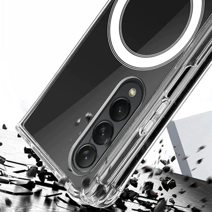Samsung Galaxy Z Fold 5 Cristal Clear Magnetic Magsafe Case - Transparent