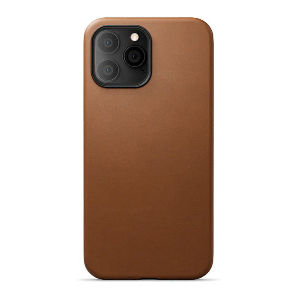 iPhone 13 Pro Kzdoo Noble Series Leather Back Cover Case - Brown