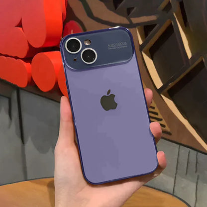 iPhone 15 Full Lens Cover Glass Case - Purple