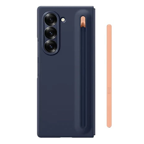 Samsung Galaxy Z Fold 6 Slim Skin Feel S Pen Case with Stylus - Blue