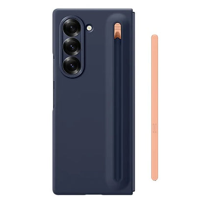 Samsung Galaxy Z Fold 6 Slim Skin Feel S Pen Case with Stylus - Blue