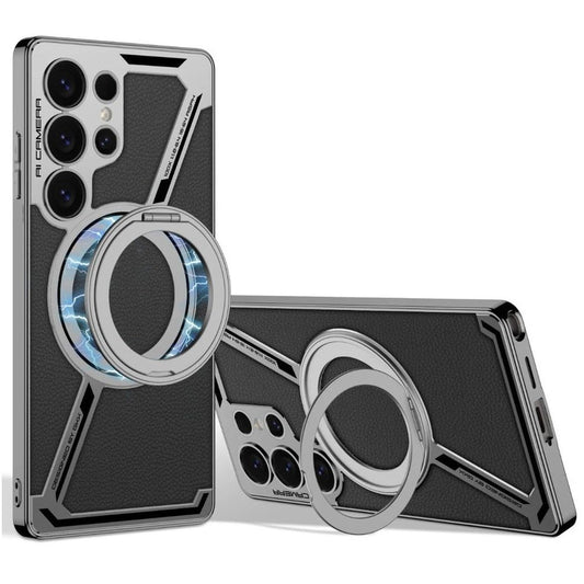 Samsung Galaxy S25 Ultra Luxe Armor Case with Magnetic 360° Ring & Magsafe