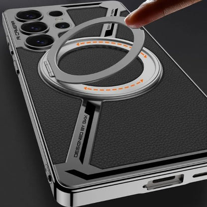 Samsung Galaxy S25 Ultra Luxe Armor Case with Magnetic 360° Ring & Magsafe