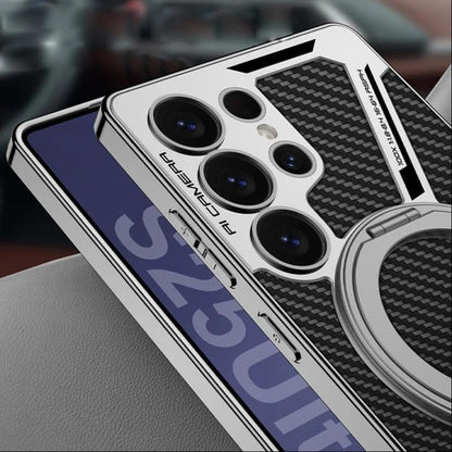 Samsung Galaxy S25 Ultra Luxe Armor Case with Magnetic 360° Ring & Magsafe