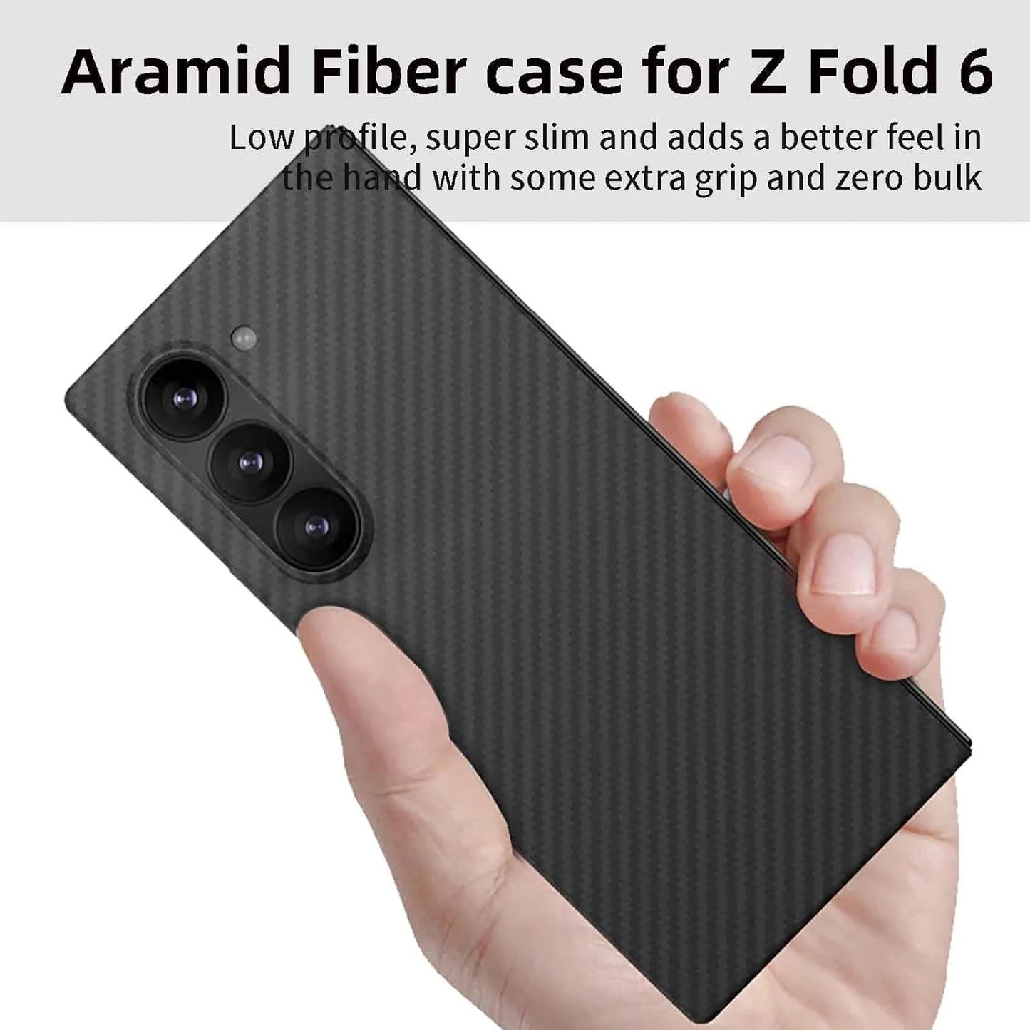 Samsung Galaxy Z Fold 6 Piblue Carbon Fiber Case