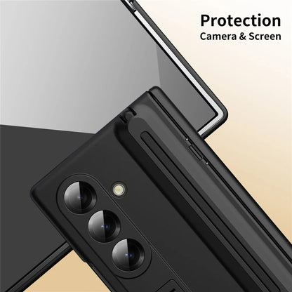 Samsung Galaxy Z Fold7 S Pen Slider Case with Stand & Glass Protection
