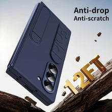 Samsung Z Fold8 Ultra Skin Feel Silicon Case with Kickstand & Band in Built Front Glass