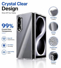 Samsung Z Fold8 Transparent Case, Crystal Clear Anti-Yellowing Back Cover