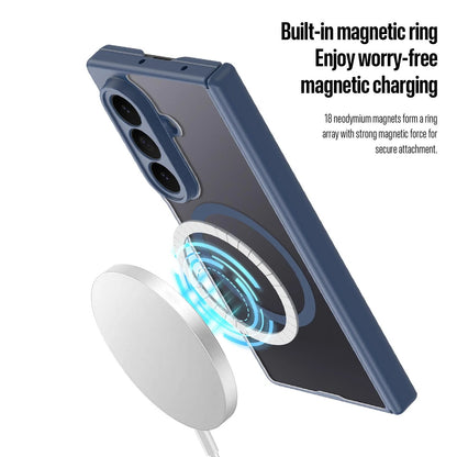 Samsung Z Fold8 Ultra Skin Feel Smoke, Dual Central Axis Magsafe Case with Hinge Protection