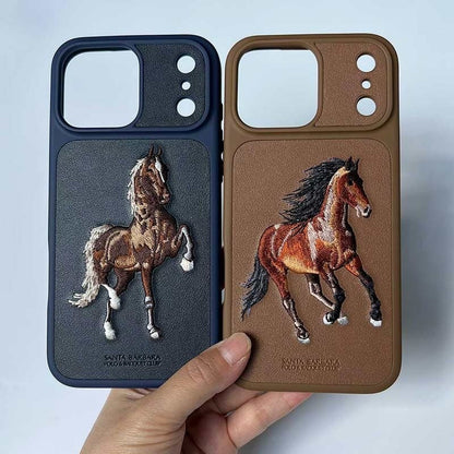 iPhone 18 Pro Santa Barbara Boris Series Leather Back Cover