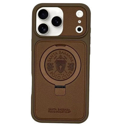 iPhone 18 Pro Leather Case, Original Santa Barbara Primo Series Leather Back Cover
