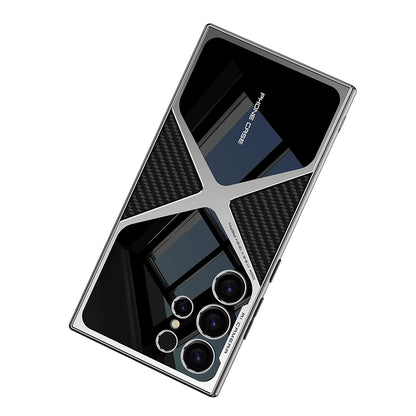 Samsung Galaxy S24 Ultra GKK Synthetic Leather Electroplating Supersonic Speed Shockproof Case