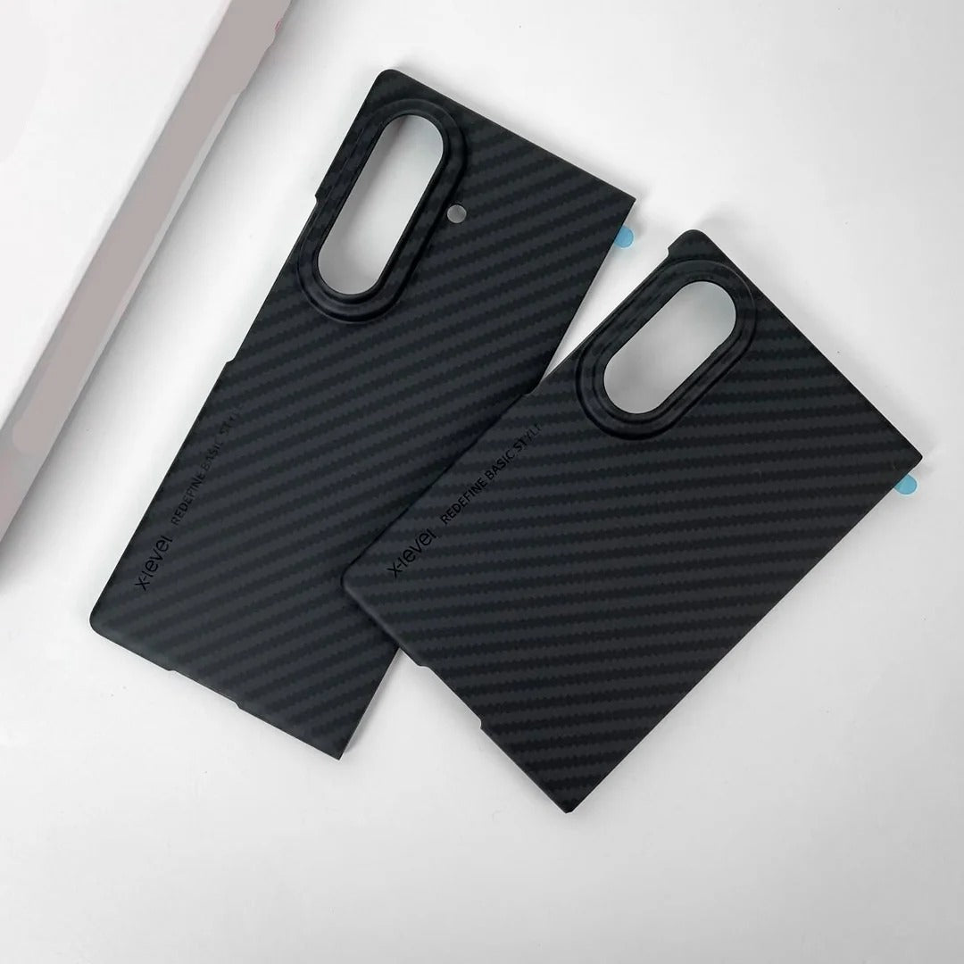 Samsung Z Fold 8 X-Level Magnet Nanofiber Carbon Case 0.8 mm with MagSafe - Black