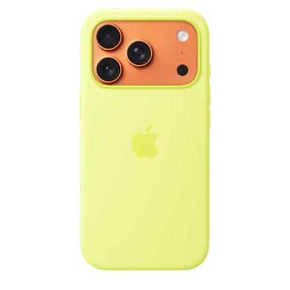 iPhone 17 Pro Silicone Case with MagSafe - Neon Yellow
