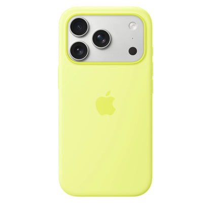 iPhone 17 Pro Silicone Case with MagSafe - Neon Yellow