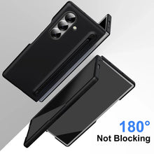 Samsung Galaxy Z Fold 6 Skin Feel S Pen Case with Front Glass Protection & Stylus