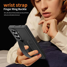 Samsung Galaxy Z Fold7 Skin Feel Case with Silicon Band, Stand & HInge Protection