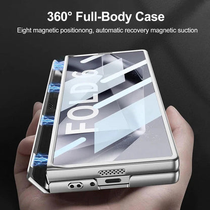 Samsung Galaxy Z Fold 6 GKK Raptor Pro Case with Camera Hinge & Front Glass Protection