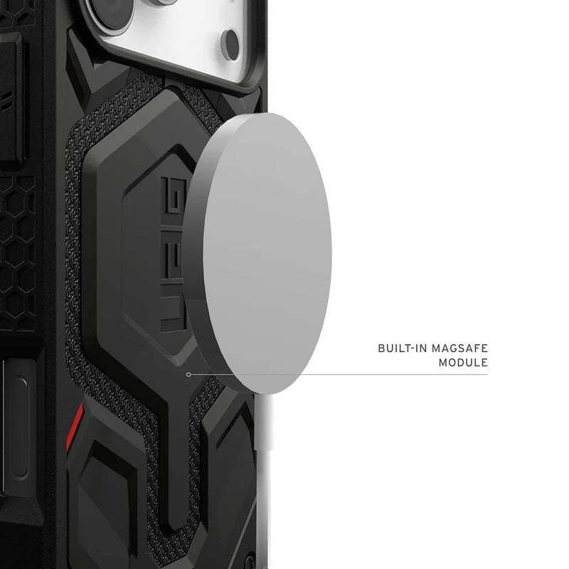 iPhone 18 Pro Max Monarch Pro Kevlar Protective Heavy Duty Shockproof Case - Silver