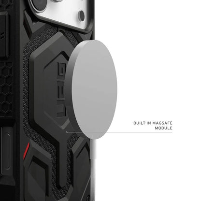 iPhone 18 Pro Max Monarch Pro Kevlar Protective Heavy Duty Shockproof Case - Silver