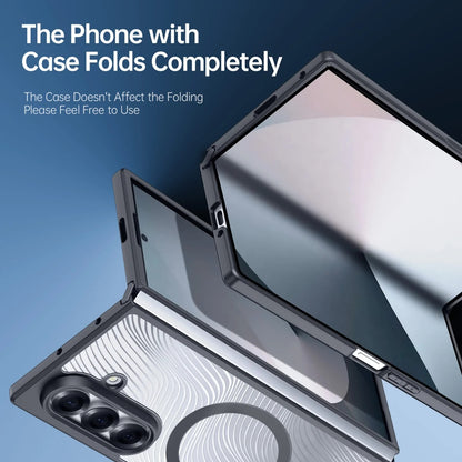 Samsung Galaxy Z Fold 7 5G DUCIS AIMO Series Matte Frosted Magsafe Case - Black