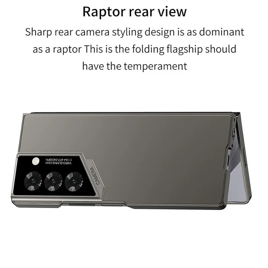 Samsung Galaxy Z Fold 6 Ultra-Thin Matte PC Case Eyes of Raptor with Camrea & Front Glass Protection
