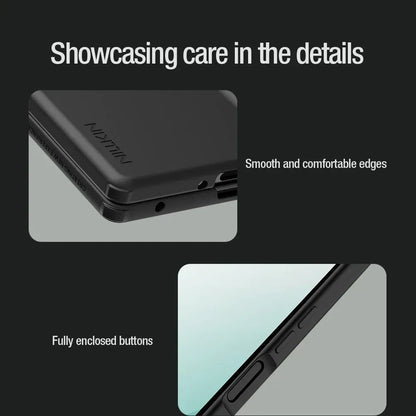 Samsung Galaxy Z Fold8 Ultra Nillkin Flex Pure Silicone Coated Case with S Pen Holder – Black