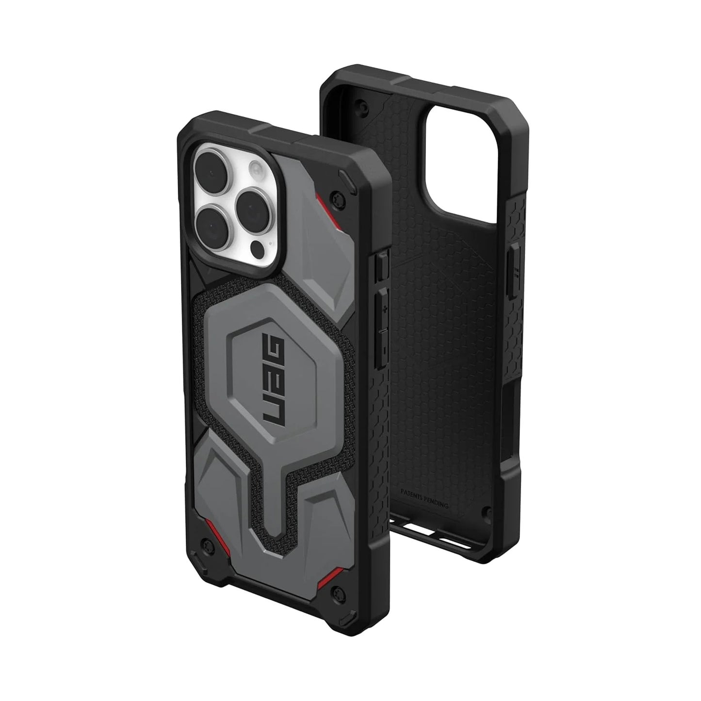 Apple iPhone 16 Pro Back Cover Monarch Pro Kevlar Ruged Armor with MagSafe - Gray