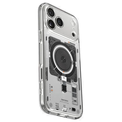 iPhone 18 Pro Max Machine Style Hybrid Shockproof Case with Magsafe - Neon