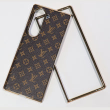 Samsung Galaxy Z Fold7 Luxury Gold Plated Leather Case