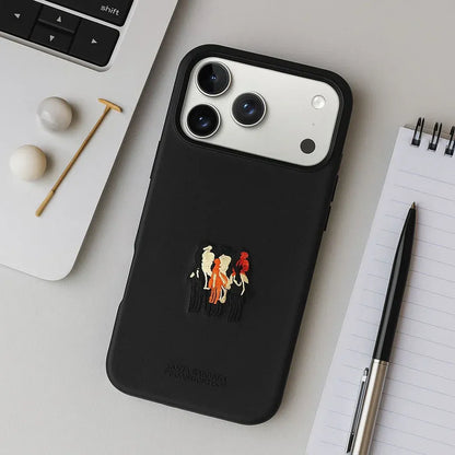 iPhone 17 Pro Max Santa Barbara Justin Series Leather Case with Magsafe - Black