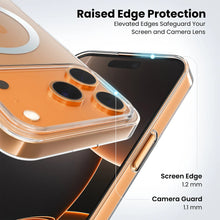 iPhone 17 Pro Max Cristal Clear Magsafe Case with IC Animation - Transparent