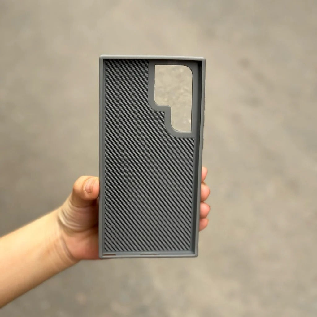 Samsung Galaxy S24 Ultra Soft Carbon Case with Metal Camera Protection