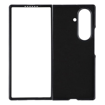 Samsung Galaxy Z Fold 7 Durable Shockproof Protective Leather Case - Gray