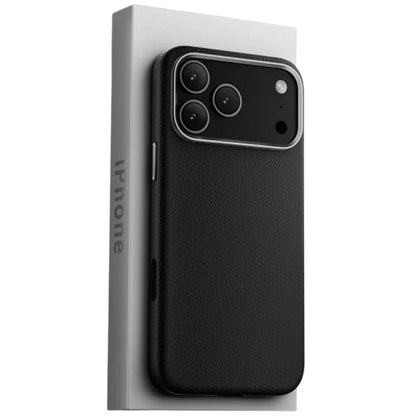 iPhone 18 Pro Business Style Leather Case with Camera Control Button