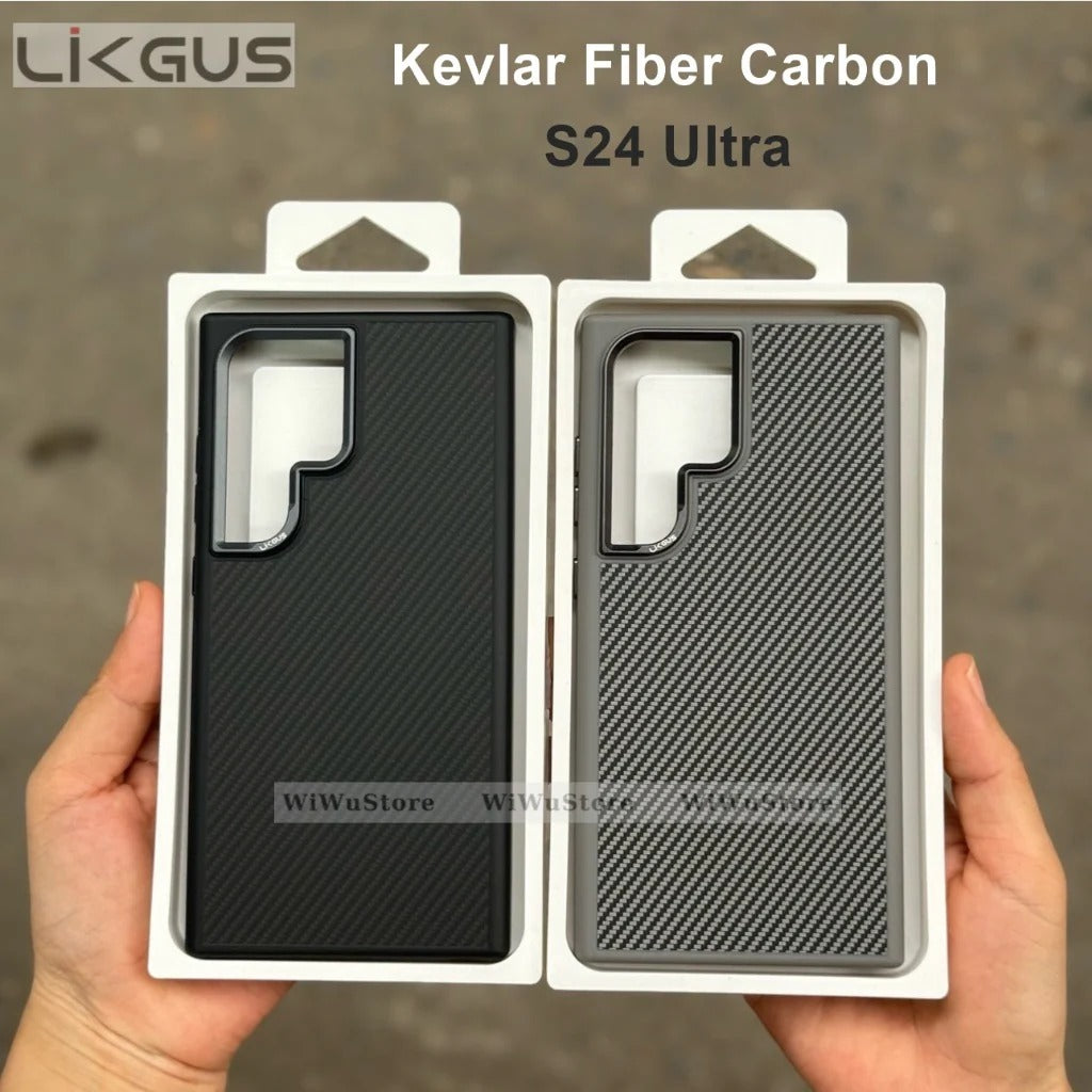 Samsung Galaxy S24 Ultra Soft Carbon Case with Metal Camera Protection