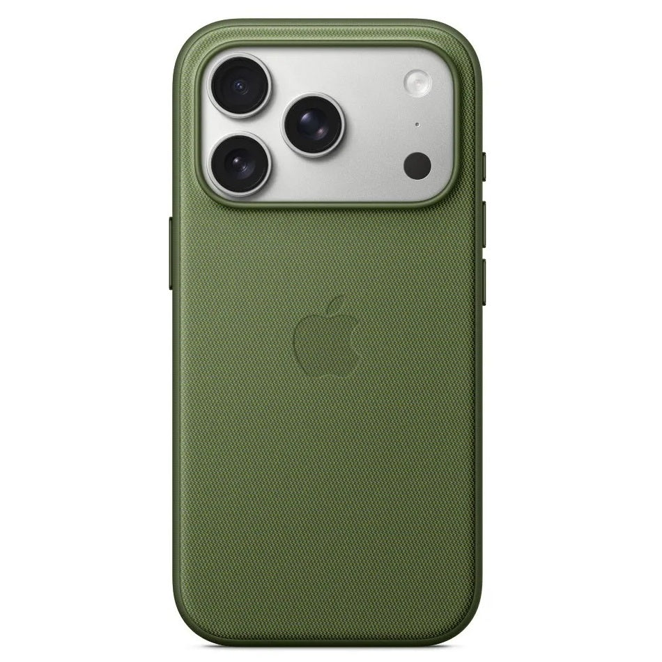 iPhone 17 Pro TechWoven Case with NFC Button & MagSafe - Green