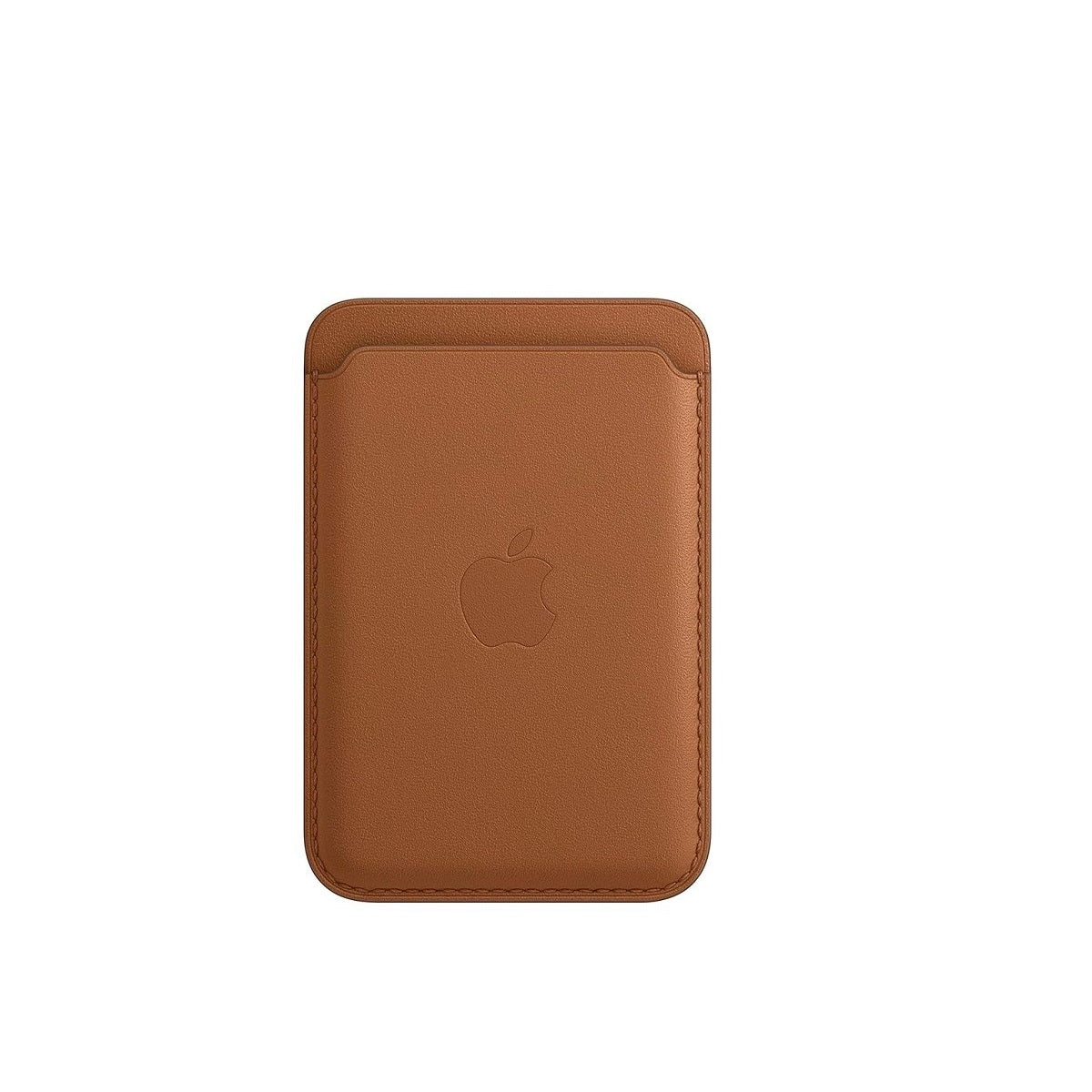 Leather MagSafe Wallet – Slim Magnetic Card Holder for iPhone - Saddle