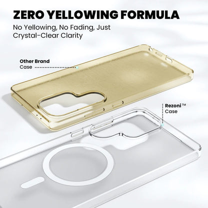 Samsung Galaxy S26 Ultra Anti Yellowing Cristal Clear Transparent Case with Magsafe