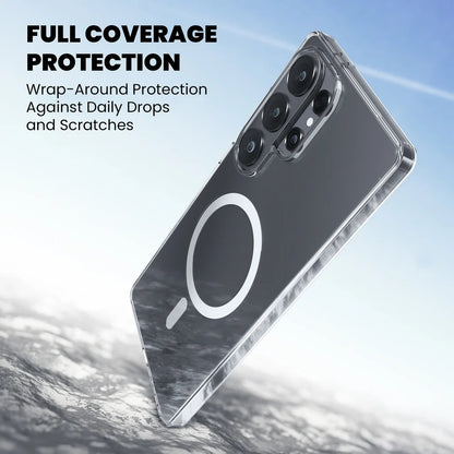 Samsung Galaxy S25 Ultra Anti Yellowing Cristal Clear Transparent Case with Magsafe