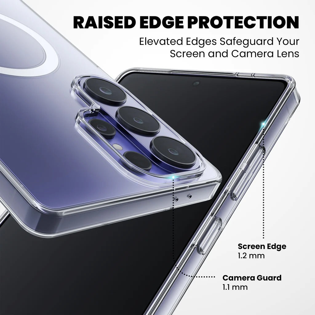 Samsung Galaxy S26 Ultra Anti Yellowing Cristal Clear Transparent Case with Magsafe