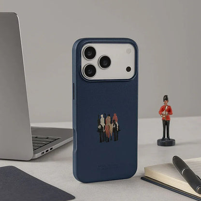 iPhone 17 Pro Max Santa Barbara Justin Series Leather Case with Magsafe - Blue