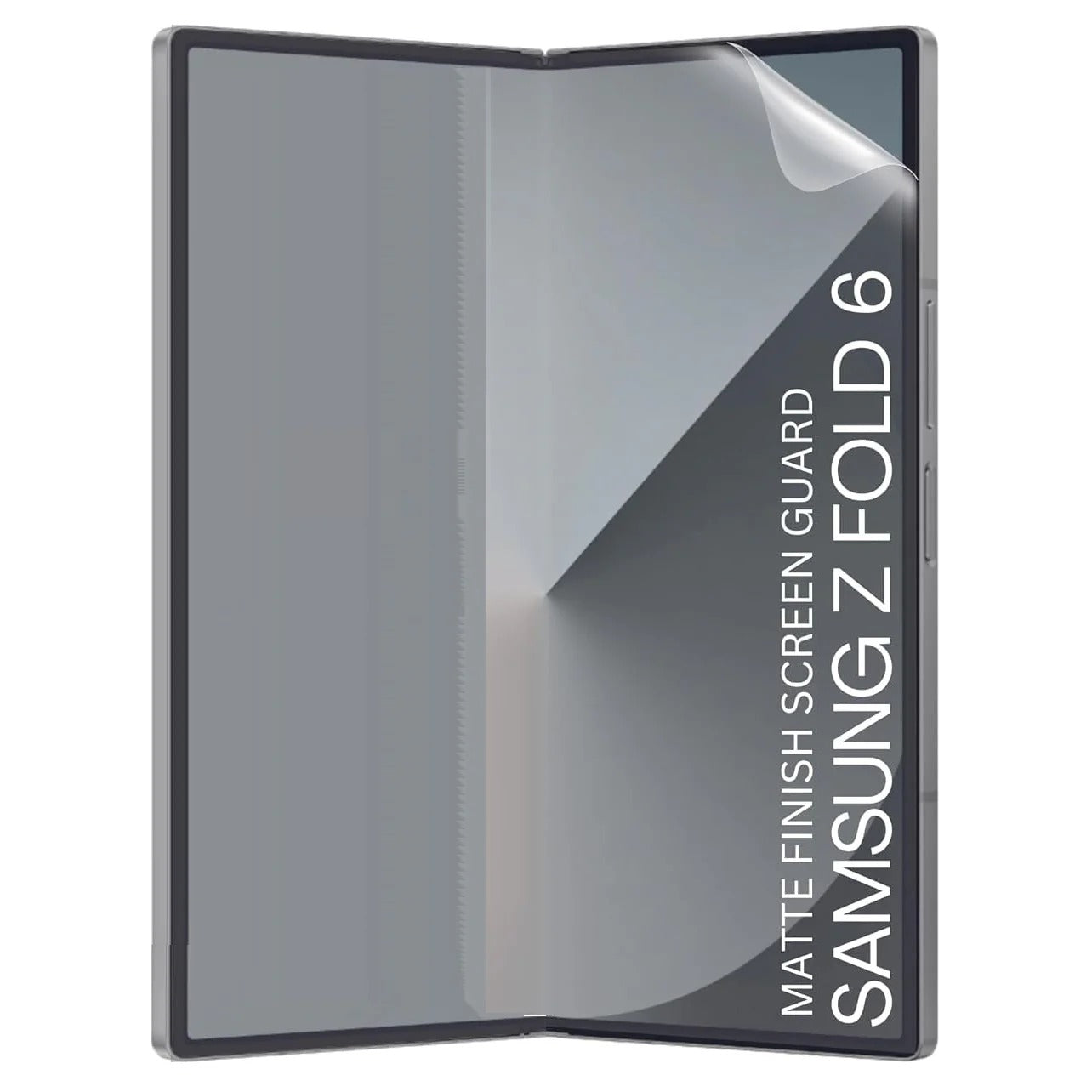 Samsung Galaxy Z Fold 6 Skin Feel S Pen Case with Front Glass Protection & Stylus