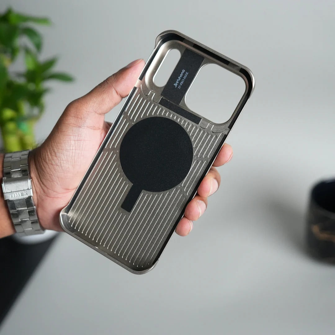 iPhone 17 Pro Aero Flex Metallic Leather MagSafe Case with Aroma - Brown